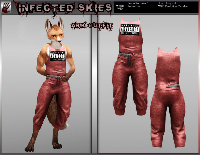 *IS* Ark Outfit Furry Red   (Boxed)