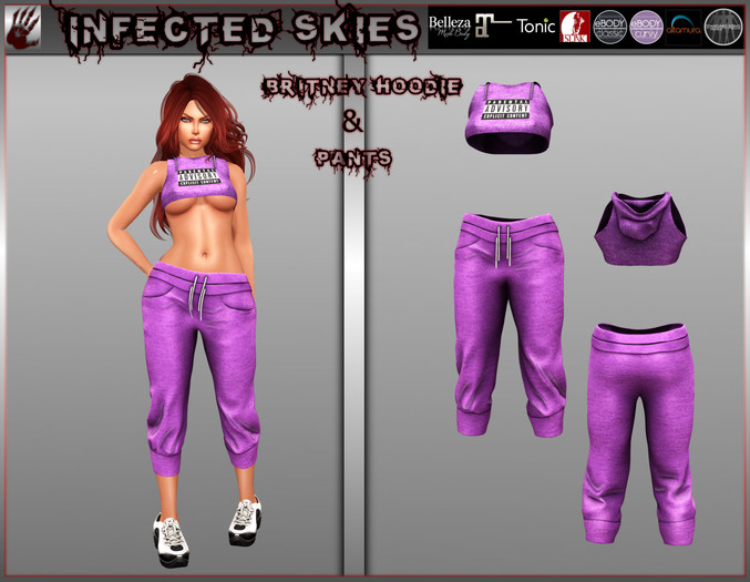 *IS* Britney Hoodie & Pants Pink  