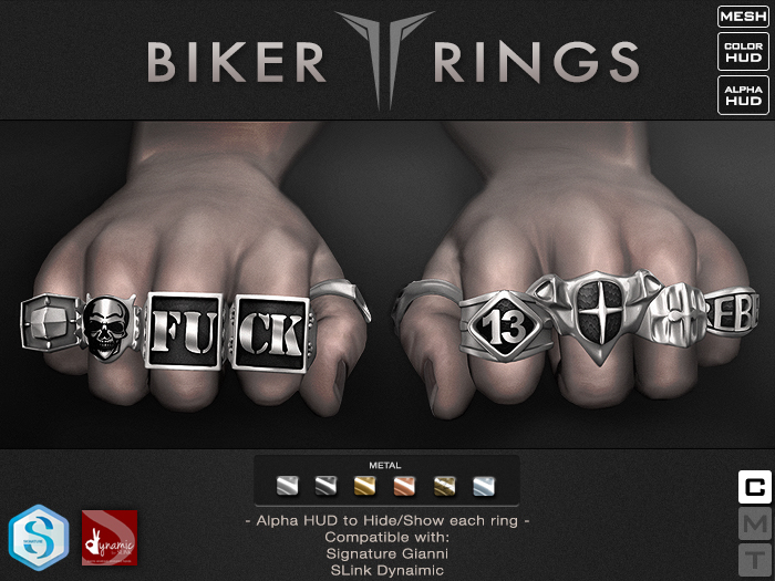 **RE** ReVoX Biker Rings BOX