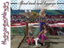 Floral Tank, Leggings and Shoes Fat Pack Boxed