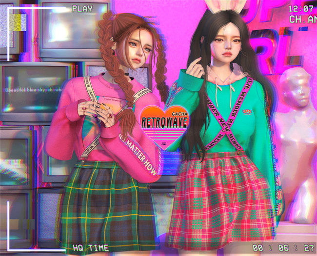 AMITOMO - Retrowave GACHA - S - 2 RARE