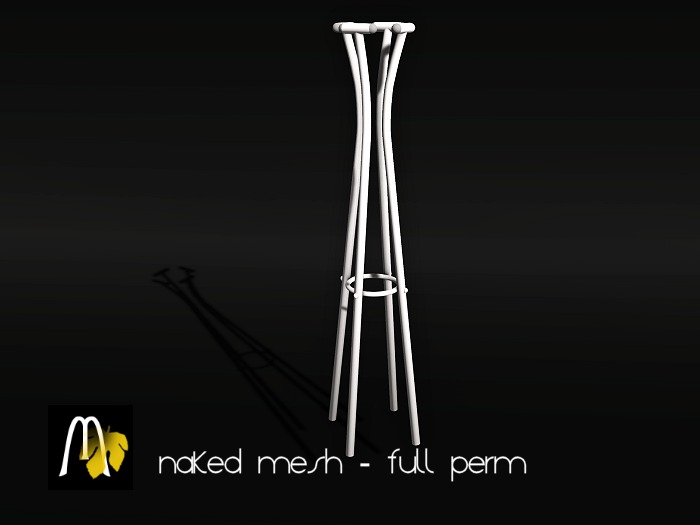 MESH Bar Stool with Piped Cushion ONLY - .5 LI 