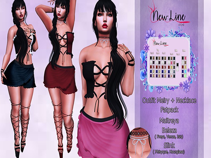 .:: New Line Store::.Meiry Outfit + Necklace- Fatpack