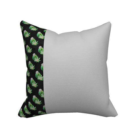 Pomegranate - Succulent Pillow - 2 Tone Frost, Night Print