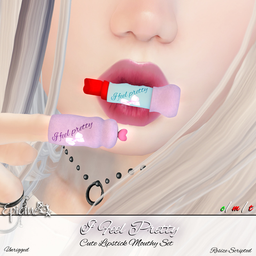 Epicine - I Feel Pretty - Cute Lipstick Mouthy Set