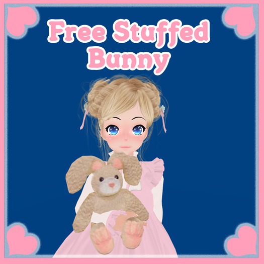 AB Designs Huggable Stuffed Bunny Free Gift!