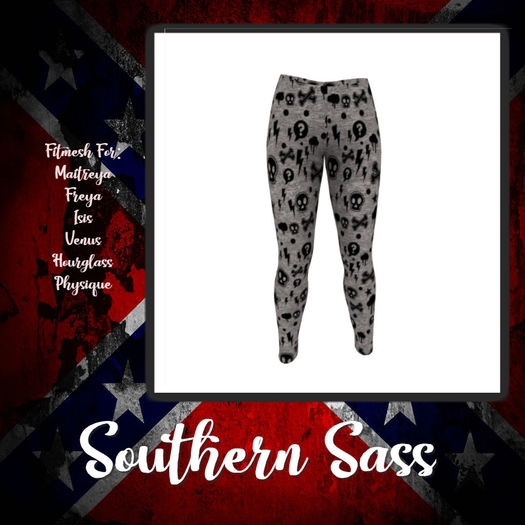 Gray Skull LEGGINGS