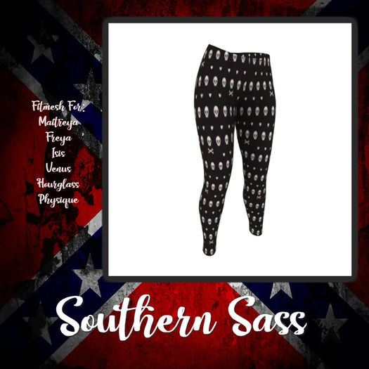 Black Skull LEGGINGS