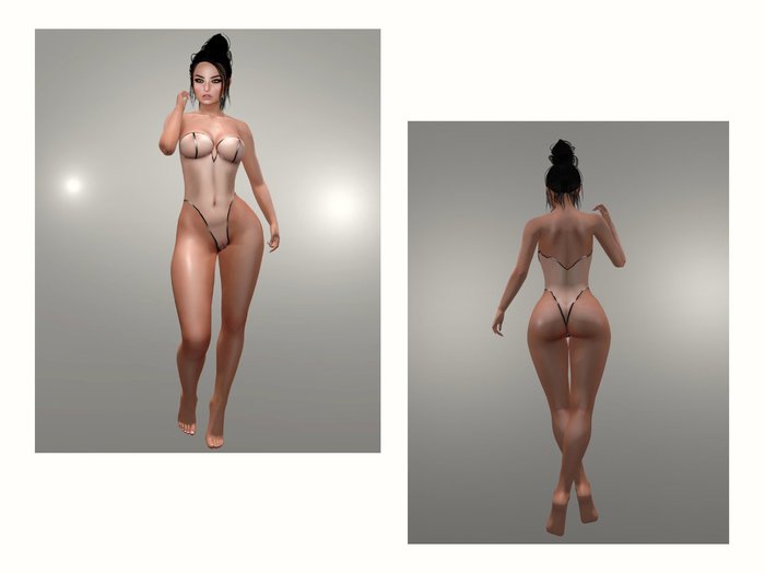 1 L gift Bento shape Asian girl