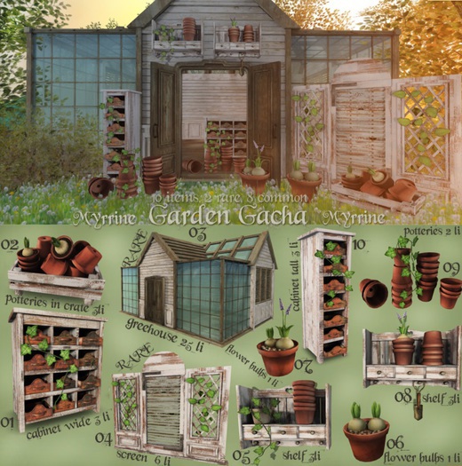 03 Garden Gacha - greenhouse RARE