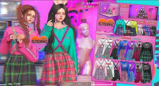 AMITOMO - Retrowave GACHA - S - 11