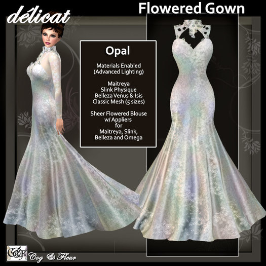 C&F Delicat - Opal - Classic Mesh & Mesh Body Sizes