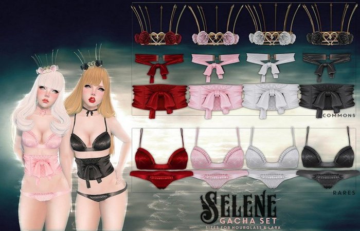 Violent Seduction - Selene Lingerie LARA (Black) RARE