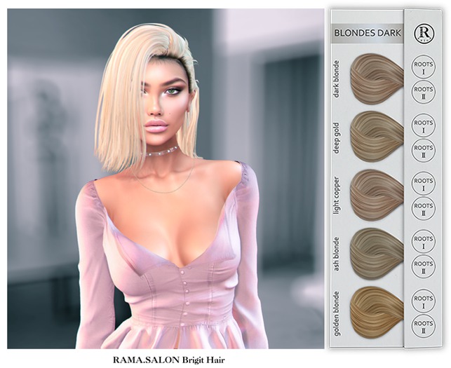 RAMA.SALON - Brigit Hair 'BLONDES DARK'