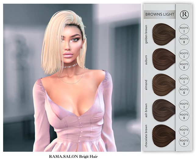 RAMA.SALON - Brigit Hair 'BROWNS LIGHT'