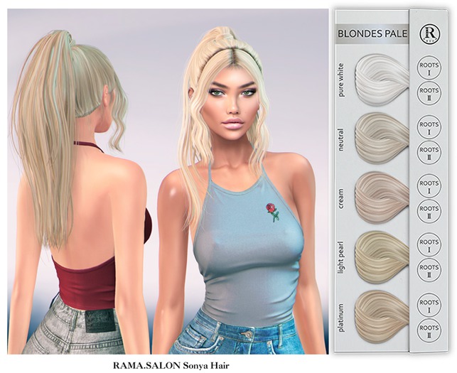 RAMA.SALON - Sonya Hair 'BLONDES PALE'