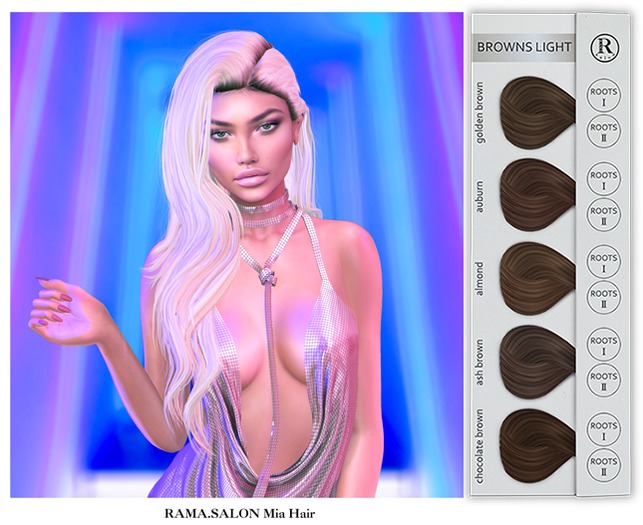 RAMA.SALON - Mia Hair 'BROWNS LIGHT'