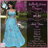 Butterfly Dress With Hud Flowers