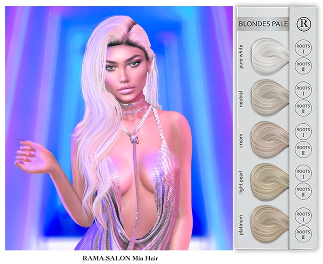 RAMA.SALON - Mia Hair 'BLONDES PALE'