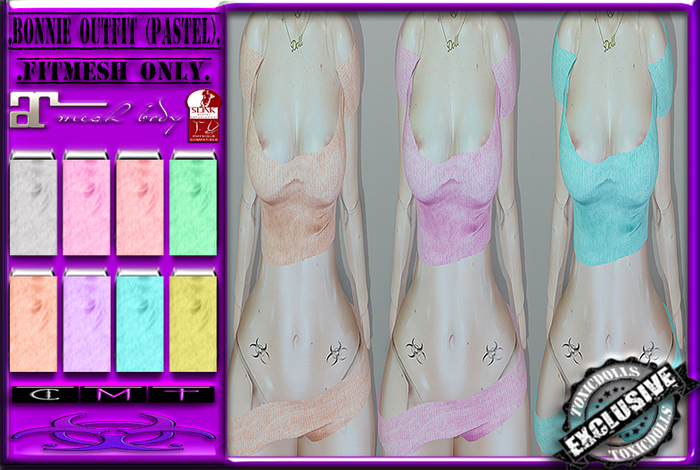 [TD] Bonnie OutFit [PASTEL]