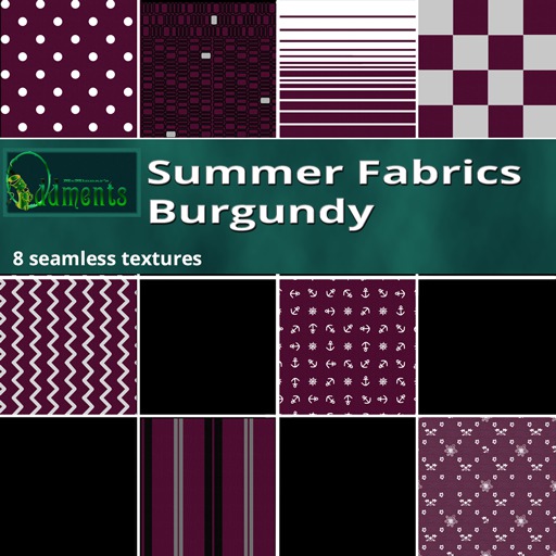 Summer Fabrics Burgundy