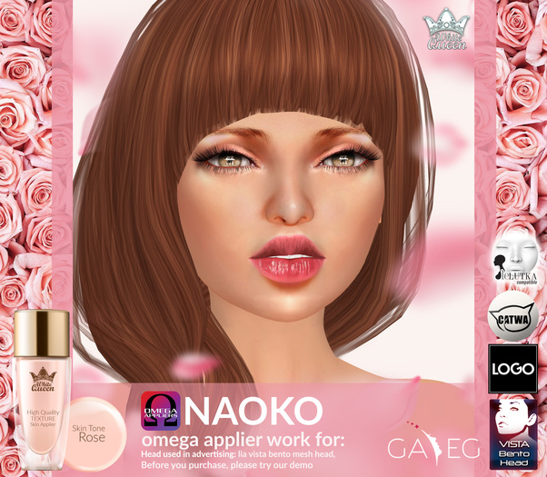 SKIN TONE ROSE NAOKO - OMEGA BY WHITE QUEEN