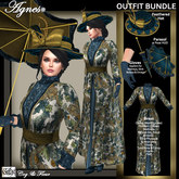 C&F Agnes Edwardian Garden Party w Parasol - TEAL