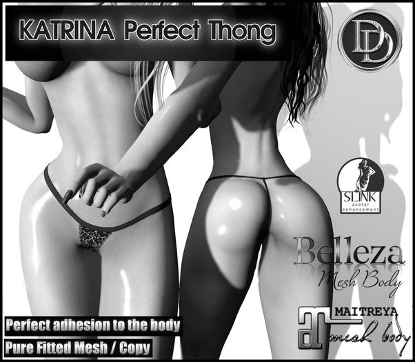 ☾ⅅⅅ☽ KATRINA Perfect Thong / BELLEZA / MAITREYA / SLINK : DEMO