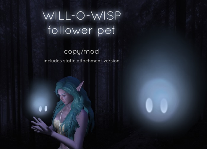 (DISCONTINUED) Will-O-Wisp Follower (blue)