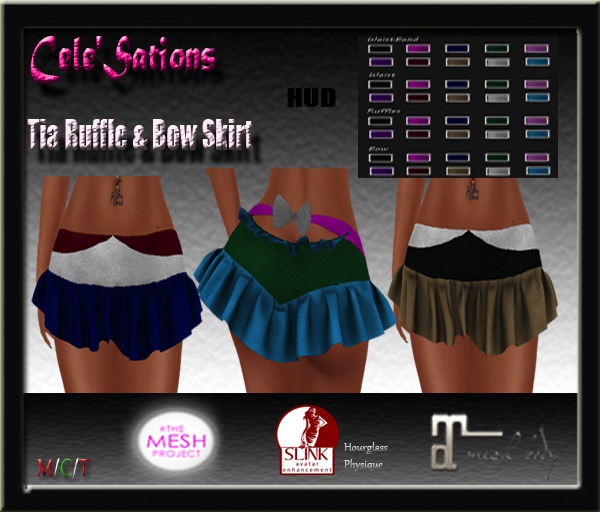 [CS] Tia Ruffle & Bow Skirt (BOXED)