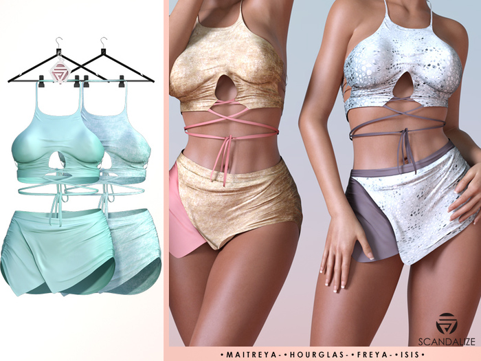 Scandalize. Raven. Aqua