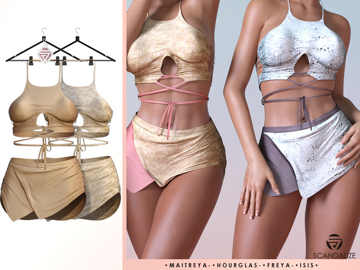 Scandalize. Raven. Gold