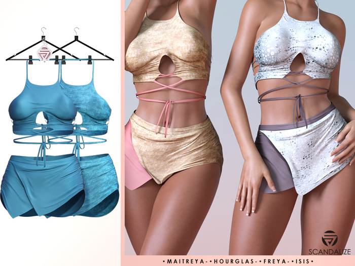 Scandalize. Raven. Blue