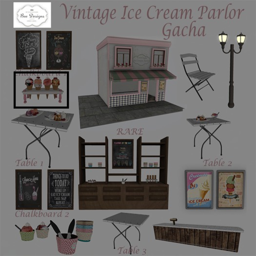 .:Bee Designs:. VICP Gacha Shelves RARE