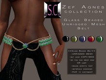 .:S.C:. Zef Agnes - Belt - Glass Beads