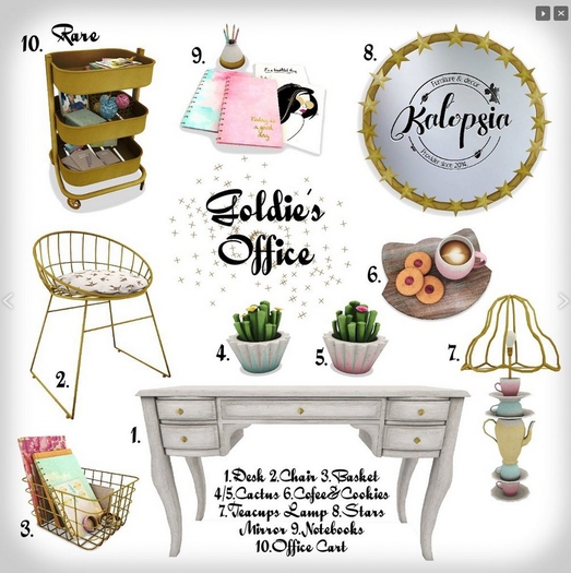 Kalopsia - 10.Goldie's Mats Cart RARE