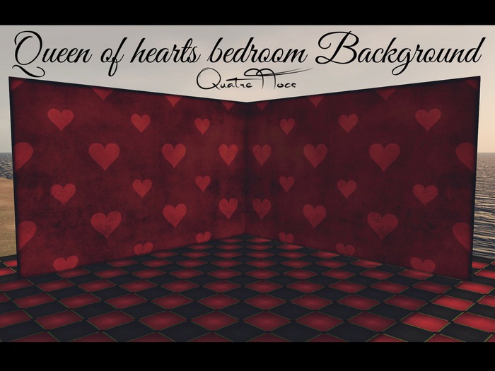 Queen of Hearts Bedroom - Background