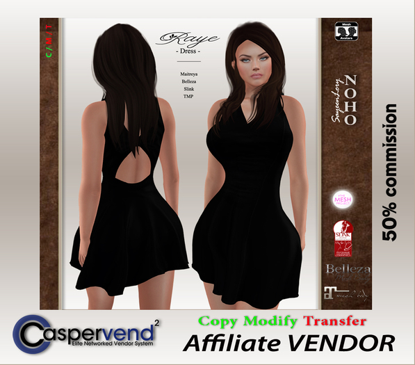 ! Affiliate Vendor [NOHO] - Raye Dress black