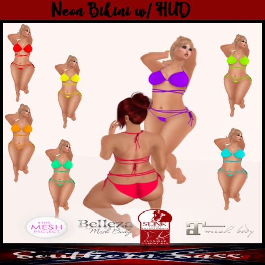 Neon Bikini w/ HUD
