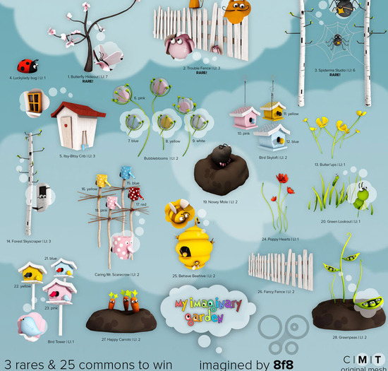 8f8 - Bubbleblooms - Blue (Boxed)