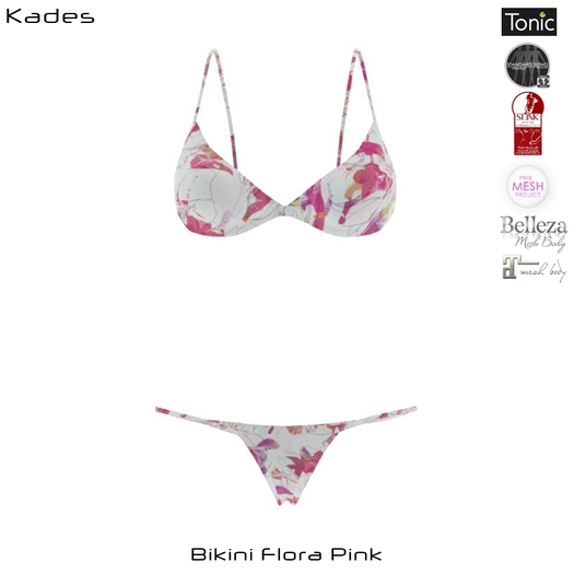 Bikini Flora Pink 