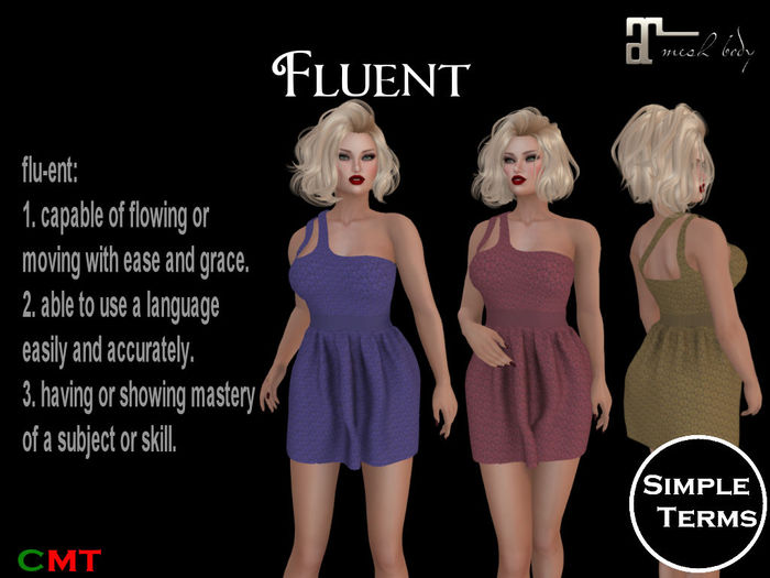 ST Fluent Dress - Maitreya - Set 2 (WEAR ME)