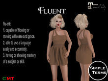 ST Fluent Dress - Maitreya - Tan (WEAR ME)