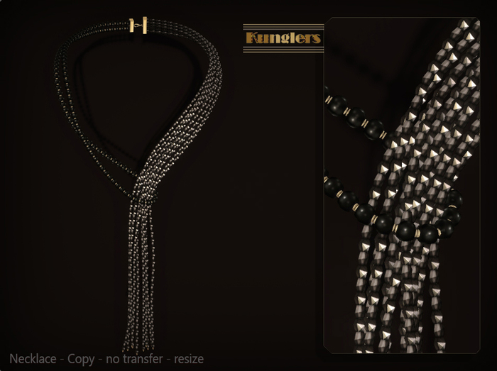 KUNGLERS - Sibilla necklace - Ebony
