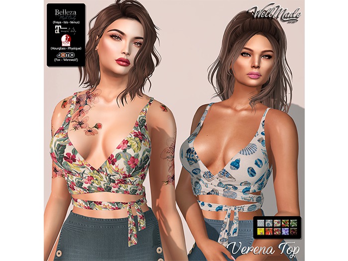 [WellMade] Verena Top