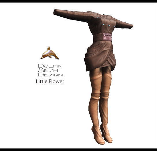 [Dolphin Design Mesh]Little Flower