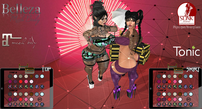 [HB] Lilly Mini Top+Skirt+[HUD]