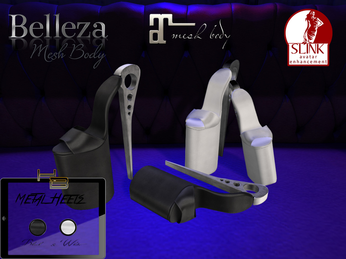 [HB] Metal Heels B&W