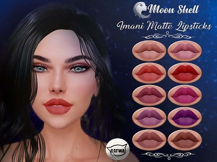 Moon Shell - Catwa Imani Matte Lipsticks *Applier*