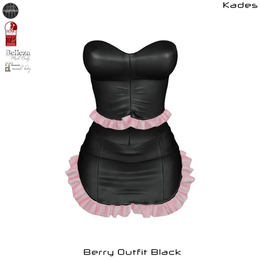 Berry Outfit Black